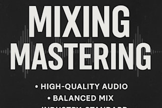 professionally mix and master your song