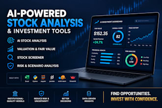 build ai powered stock analysis and investment research tool