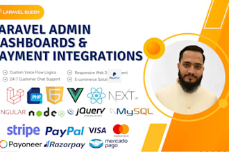 build laravel admin panel with filament, crud and payments