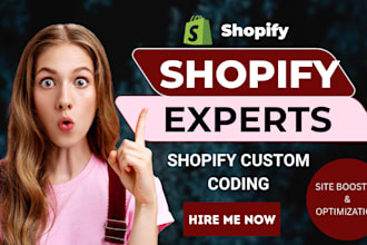 do shopify customization, fix shopify bug and shopify liquid custom coding