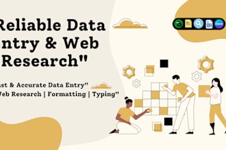 do manual data entry, typing work, and web research