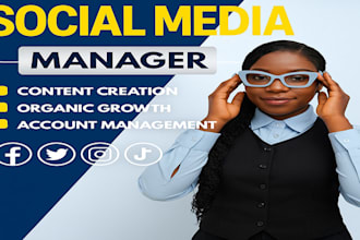 do monthly instagram management, twitter x manager and influencer marketing