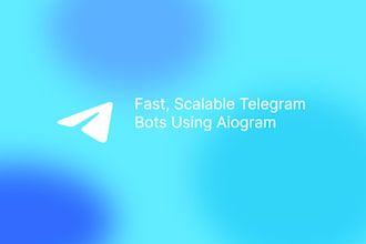 develop a telegram bot using python for your tasks