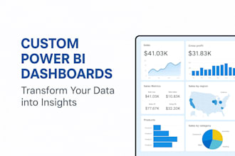 create interactive power bi dashboards for your business data