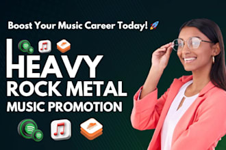 heavy rock metal organic music promotion, rock playlist submission