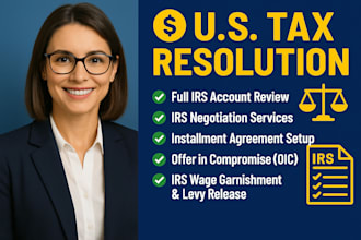 negotiate your irs tax debt, stop penalties, and resolve back taxes