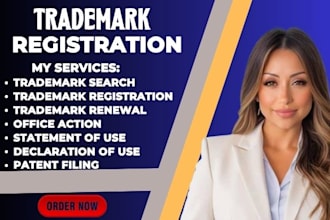 help register your trademark and handle uspto requirements