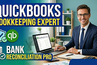 do quickbooks online bookkeeping  bank reconciliation expert