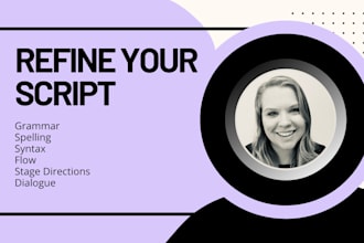 edit and proofread your script