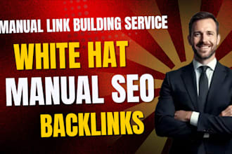build manual white hat SEO backlinks and do competitor link analysis