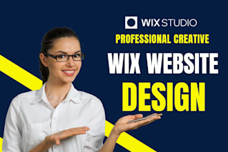 design or redesign wix studio website in 24 hours
