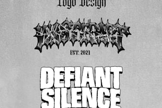 design you a brand new logo for your band or business