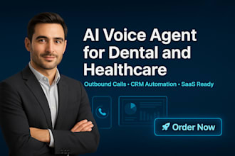 develop ai outbound voice dental sales agent, n8n voiceflow CRM, ai saas web app