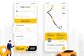 develop escooter app, ride sharing app, booking app, taxi booking app