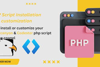 install and setup any codecanyon and codeter PHP script