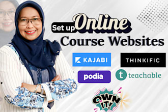 design kajabi onlne course website go highlevel sales funnel, CRM automation