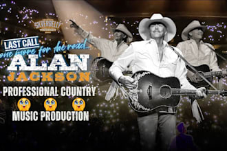 produce a full country music track with acoustic and steel guitars
