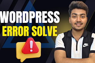 fix wordpress issues, fix wordpress error, fix wordpress bug, critical error