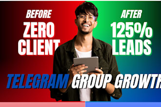 provide telegram group growth based on niche targeting