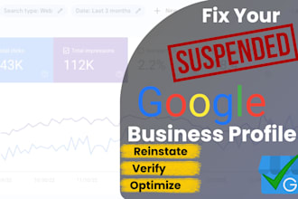reinstate suspended google business profile, gmb