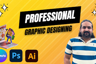 be your professional graphic designer ps ai canva