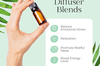 create a set of diffuser blend recipes