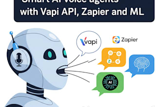 develop ai voice and cold calling agents with vapi API, zapier and custom models
