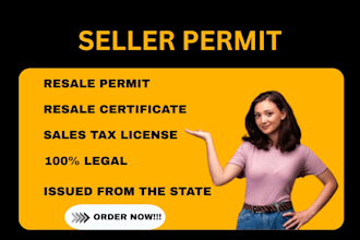 reseller certificate, seller permit, sales tax returns in US