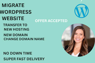 migrate wordpress website to new hosting or domain safely