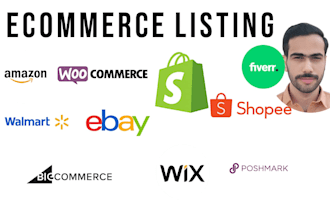 import and export products on ebay, etsy, shopify, woocommerce, wix , amazon