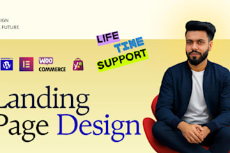 create a high converting landing page design