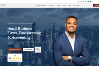build squarespace bookkeeper website tax advisor finance accounting firm website