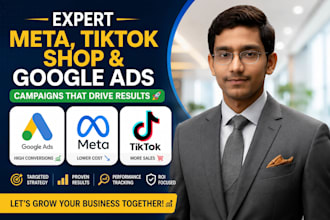 be your complete ads agency for meta, google, and tiktok ads