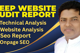deep website audit report for SEO and speed optimization