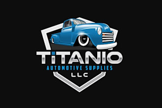 design a sleek car dealership or motorsport logo