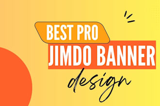 design jimdo banner for jimdo website