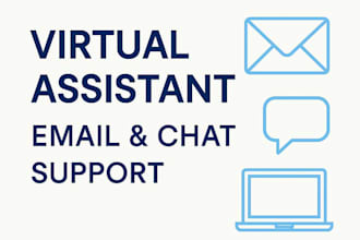 be your virtual assistant for email and chat support
