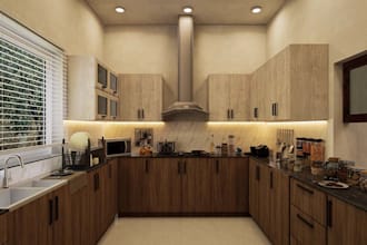 create a photorealistic modern kitchen 3d render