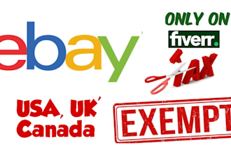 do ebay tax exemption in all US states
