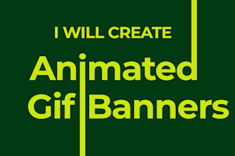 design animated GIF banner ads for display ads