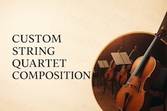 compose an original piece for string quartet
