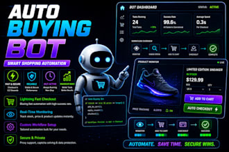 make lazada bot, checkout bot, auto purchase bot, pokémon bot, auto buying bot