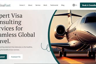 build webflow immigration consultant website UK visa agent relocation site