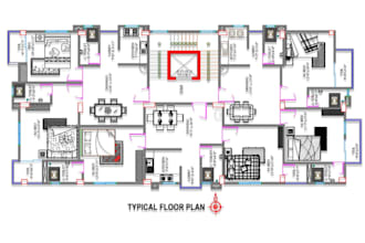 make autocad 2d floor plan dwg,architecture detail elevation blueprint redesign