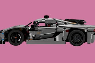design 3d lego design model car, house with XML part list , manual instruction
