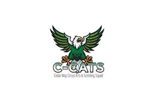 design circus arts elementary school performance team logo