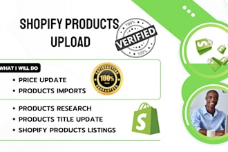 do shopify listing, shopify product listing, shopify product upload, shopify