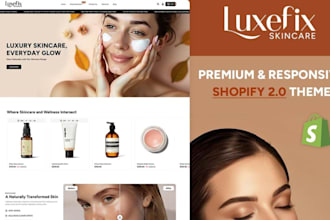 shopify store beauty website skincare website skincare shopify shopify website