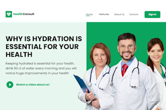 design godaddy iv hydration website iv therapy website iv hydration website