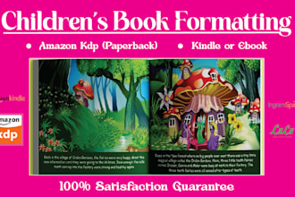format your childrens book for print and ebook formatting